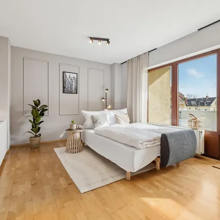 דירה Malou Zentrumsnah Mit Kaffee-teebar, Arbeitsplatz, Balkon Und Kostenlosen Stellplatz *
