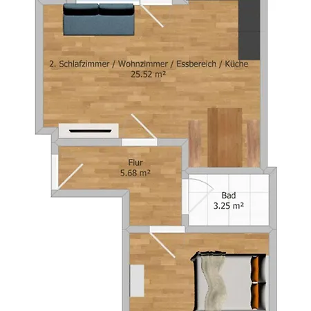 Malou Zentrumsnah Mit Kaffee-teebar, Arbeitsplatz, Balkon Und Kostenlosen Stellplatz Apartment *