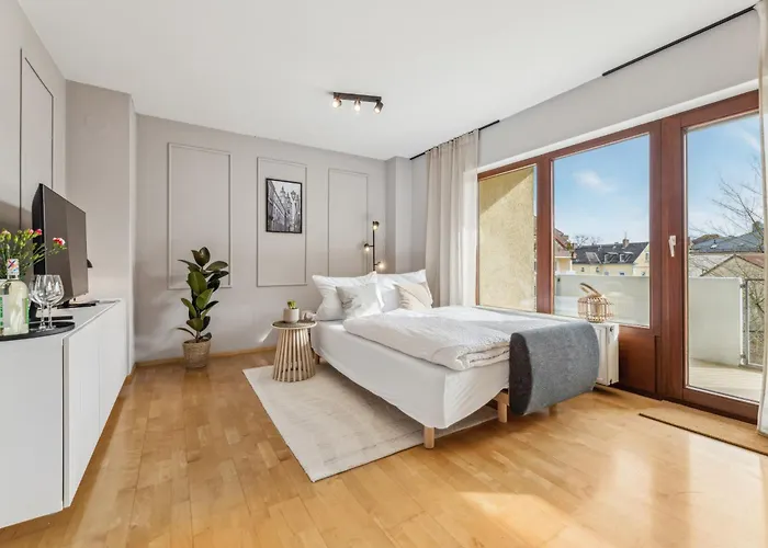 Lejlighed Malou Zentrumsnah Mit Kaffee-teebar, Arbeitsplatz, Balkon Und Kostenlosen Stellplatz *