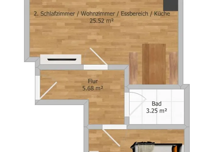 Malou Zentrumsnah Mit Kaffee-teebar, Arbeitsplatz, Balkon Und Kostenlosen Stellplatz Lejlighed *