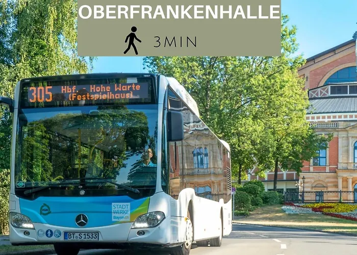Malou Zentrumsnah Mit Kaffee-teebar, Arbeitsplatz, Balkon Und Kostenlosen Stellplatz Bayreuth